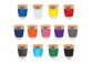 350ml Custom Branded Glass Cups With Lids All Colours