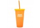 Colour Change Promotional Cups With Straws