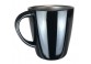 Glossy Metal Personalised Coffee Mug Black