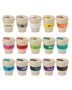 350ml Rice Husk Logo Coffee Cups