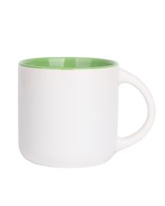 360ml Inner Colour Promotional Mugs Green