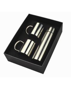Stainless Steel Mugs Gift Set