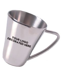The Falco Stainless Steel Logo Mug