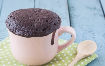 cake in a mug